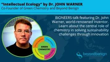 graphical abstract for video presentation including headshot of John Warner and description of video