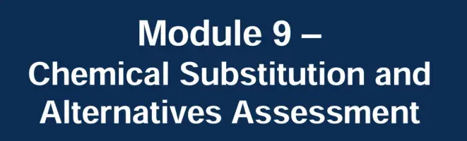 Chemical Substitution and Alternatives Assessment