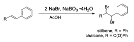 general reaction scheme for the bromination of an alkene