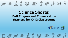 Screen capture of the first slide of the Science Shorts slide deck