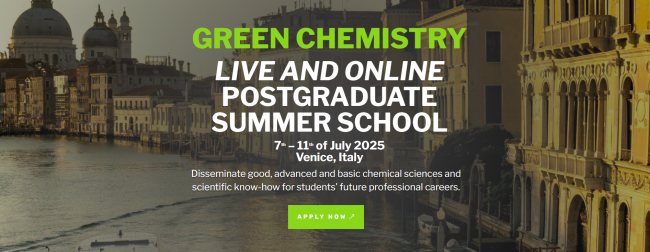 17th Green Chemistry Postgraduate Summer School (GCSS 2025)