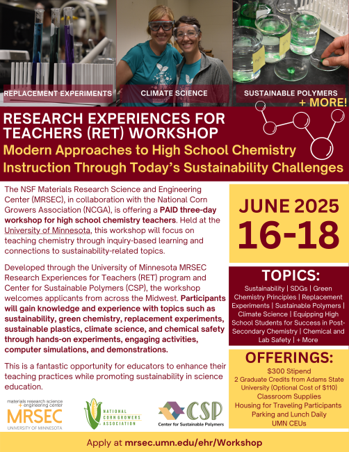 High School Teacher Workshop (Midwest Region)