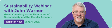 Green Chemistry Webinar with John Warner on 04/03/2025