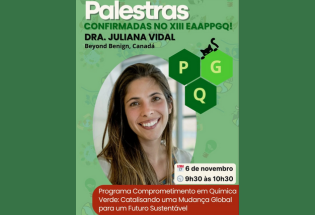 Flyer featuring Dr. Juliana Vidal presenting at the XII Annual Meeting of Postgraduate Students